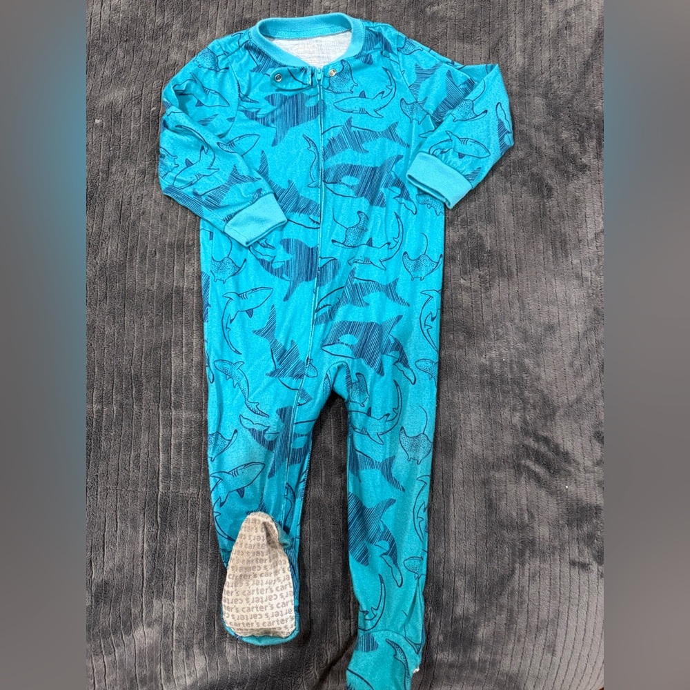 Carter’s 2T Shark Print Pajamas
